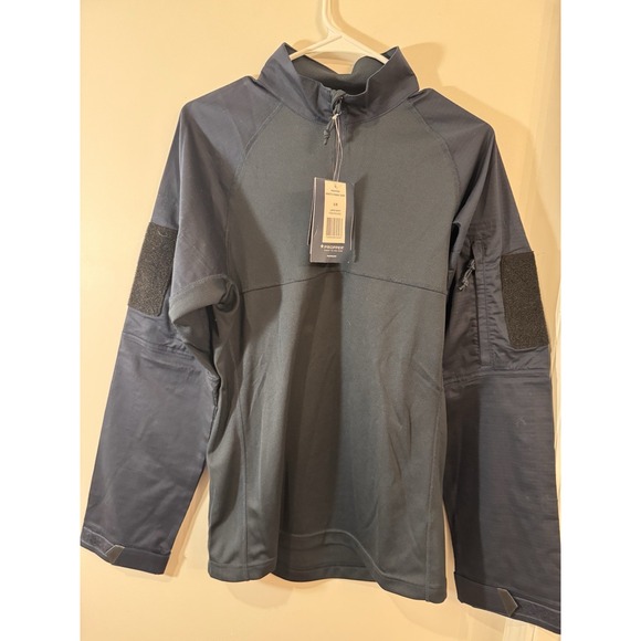 Propper Kinetic Tactical Combat Shirt Men Small 1/4 Zip LS LAPD Blue NWT - Picture 1 of 8